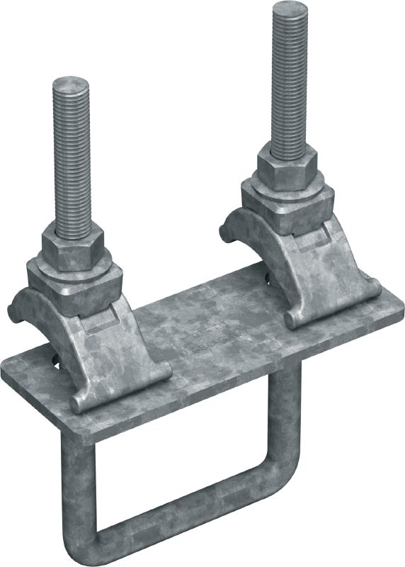 clip-étau MT-BC-GXL T OC Clip-étau pour la fixation des rails lourds MT-90 et MT-100 aux poutres en acier pour utilisation à l'extérieur dans des environnements à faible pollution