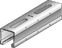 MQ-41-HDG plus Rail de supportage MQ double galvanisé à chaud (GAC plus) pour les applications pour charges moyennes