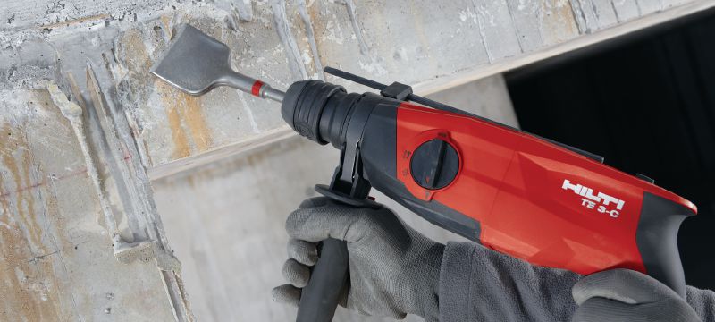 Bohrhammer TE 3-C Leistungsstarker SDS plus Bohrhammer mit Kabel zum Hammerbohren, Bohren ohne Schlag und Meisseln Anwendungen 1