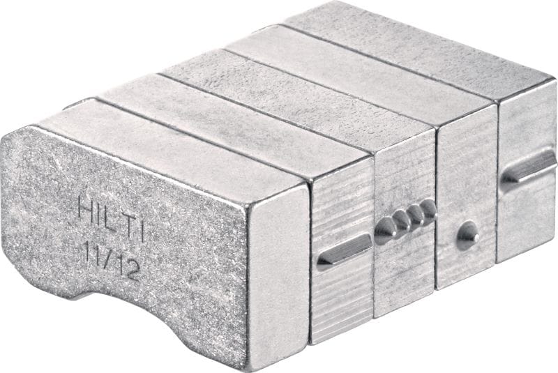 Caractères de marquage en acier X-MC 8 Caractères larges spéciaux à pointe aiguisée pour le marquage d'éléments d'identification sur le métal