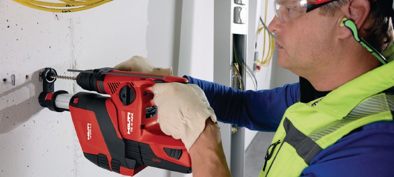 TE 4-A22 Perforatore cordless da 22 V compatto con maniglia a D per una superiore maneggevolezza nelle applicazioni in serie Applicazioni 1