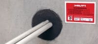 Mastic coupe-feu intumescent CFS-IS Mastic intumescent à base d'eau, exempt de silicone : agit comme coupe-feu dans les réalisations électriques Applications 1