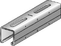 Rail MQ-41/3 Rail entretoise MQ galvanisé de 41 mm de hauteur et 3 mm d'épaisseur pour les applications pour charges moyennes
