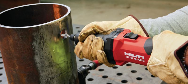 Meuleuse à matrices sans fil GDG 6-A22 Meuleuse à matrices sans fil à vitesse variable avec un moteur sans balai haute performance pour la fabrication en métal et les travaux sur les métaux architecturaux Applications 1