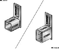 Connecteur MIC-UH Élément de liaison galvanisé à chaud (GAC) standard pour la fixation de poutrelles MI les unes aux autres