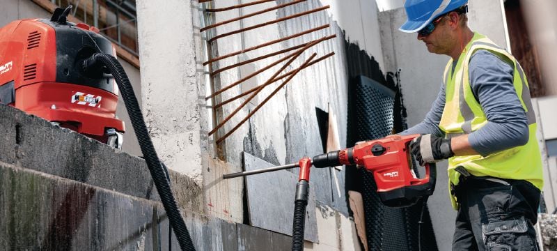 Bohrhammer TE 60-AVR Vielseitiger und leistungsstarker SDS Max (TE-Y) Bohrhammer für Bohr- und Meisselarbeiten in Beton, mit Aktiver Vibrationsreduktion (AVR) Anwendungen 1