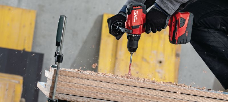 Akku-Bohrschrauber SF 6-A22 Leistungsstarker Akku-Bohrschrauber (22 V) mit elektronischer Schnellabschaltung ATC und elektronischer Kupplung für den universellen Einsatz in Holz, Metall und anderen Werkstoffen Anwendungen 1