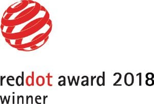                Questo prodotto è stato insignito del premio Red Dot Design Award            