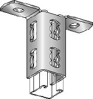 Bullone di collegamento MQV-R Bullone di collegamento in acciaio inox (A4), utilizzato come estensione longitudinale per i binari MQ