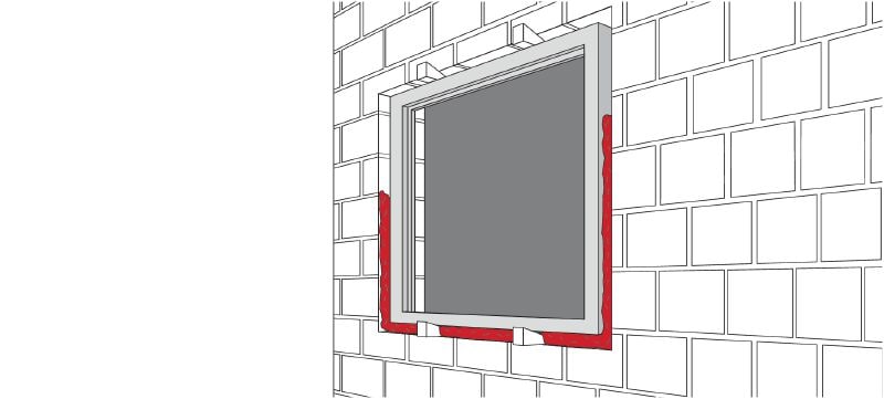 Schiuma di sigillatura giunti CS-F JS Schiuma di isolamento flessibile ideale per giunti soggetti a movimento, quali porte e finestre Applicazioni 1