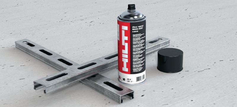 Zinco spray MZN-400 Zinco spray per aiutare a proteggere l'acciaio esposto dalla corrosione Applicazioni 1