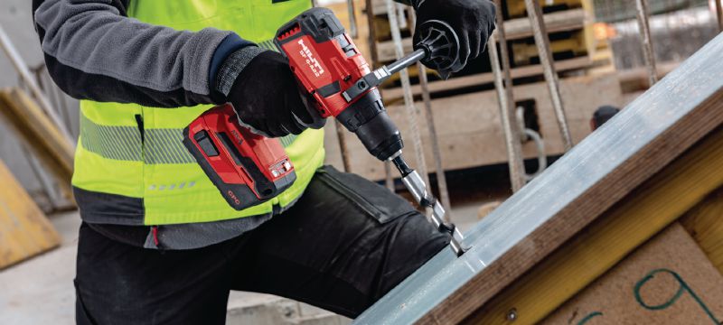 Akku-Bohrschrauber SF 6-A22 Leistungsstarker Akku-Bohrschrauber (22 V) mit elektronischer Schnellabschaltung ATC und elektronischer Kupplung für den universellen Einsatz in Holz, Metall und anderen Werkstoffen Anwendungen 1