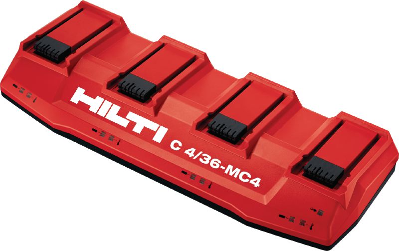 Chargeur multibaie C4/36-MC4 Chargeur multi-tension et multibaie pour tous les accus Li-ion Hilti