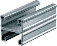 Rail MQ-21 D-R Rail de montage MQ double en acier inoxydable (A4) pour les applications pour charges moyennes