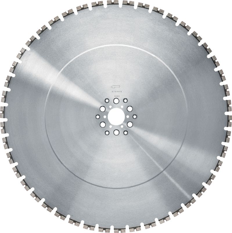 Lama per tagliamuri SPX MCS Equidist (60HY: adatto a Hilti, Husqvarna® e Tyrolit®) Lama di alta qualità per tagliamuri (15 kW) per tagli ad alta velocità e una durata di vita maggiore nel cemento armato (l'alberino 60HY è adatto ai tagliamuri Hilti, Husqvarna® e Tyrolit®)