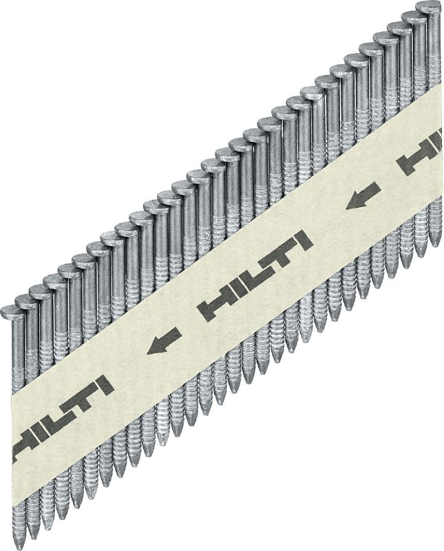 Clous profilés galvanisés GX-WF Clou de charpentage profilé galvanisé pour la fixation du bois sur le bois avec le cloueur GX 90-WF