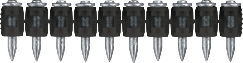 X-C MX Nägel für Beton (magaziniert) Magazinierte Nägel der Premium-Leistungsklasse mit Stahl-Unterlegscheibe für Bolzensetzgeräte zur Befestigung in Beton