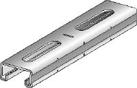 Binario MQ-21-R Binario MQ in acciaio inossidabile (A4), altezza 21 mm, per applicazioni per carichi leggeri
