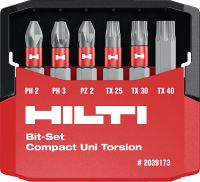 Kits d'embouts à torsion S-BS (T) Kit d'embouts pour tournevis haute performance professionnel avec zone de torsion pour les applications de joints souples