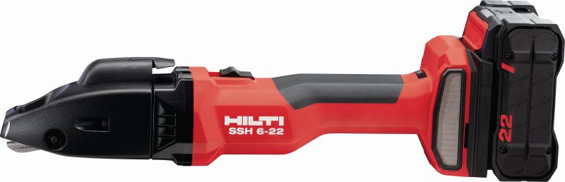 SSH 6-22 Cesoie a batteria Cesoia cordless a doppia lama ad alta capacità per tagli rapidi di lamiere, profilati e condotti HVAC fino a 2,5 mm│12 gauge (piattaforma batteria Nuron)