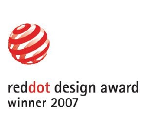                Questo prodotto è stato insignito del premio Red Dot Design Award            