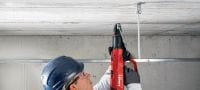 Attache pour plafonds suspendus X-SCR Tige filetée pour plafond suspendu pour une fixation rapide et facile sur le béton sans forage Applications 1