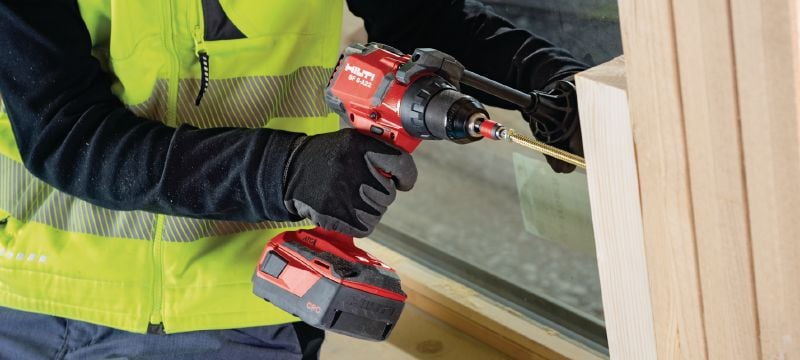 SF 6-A22 (02) Trapano a percussione cordless da 22V con ATC e frizione elettronica per utilizzo universale su legno, metallo e altri materiali Applicazioni 1