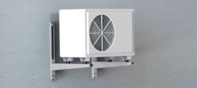 Kit de fixation MV-ACS Kit de fixation galvanisé pour l'installation d'unités de climatisation Applications 1