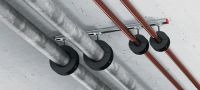 Collier de serrage pour tube de réfrigération à fermeture rapide MRP-KF Attache pour tubes de qualité supérieure à isolation haute densité équipée d'une fermeture rapide innovante pour les applications de réfrigération pour charges lourdes Applications 3
