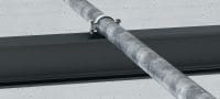 Colliers de serrage soudés MP-I-2 Colliers de serrage pour tubes standard en acier noir pour les applications industrielles pour charges lourdes Applications 1