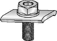 MC-S-M10 OC-A Vis de connexion galvanisée à chaud (GAC) pour fixer les connexions à la face arrière des rails de supportage MC à l'extérieur
