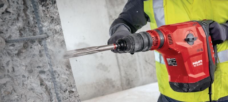 Bohrhammer TE 70-ATC/AVR Sehr leistungsstarker Bohrhammer SDS Max (TE-Y) für schwere Bohr- und Meisselarbeiten in Beton Anwendungen 1