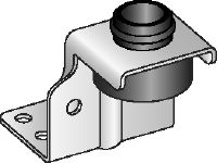 Support de ventilation MVA-Z Console galvanisée pour gaine de ventilation pour la fixation de gaines de ventilation légères au-dessus de la tête
