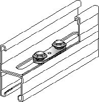 Plaquette de rails MQZ-F Attache de rails galvanisée à chaud (GAC) pour création de rails doubles