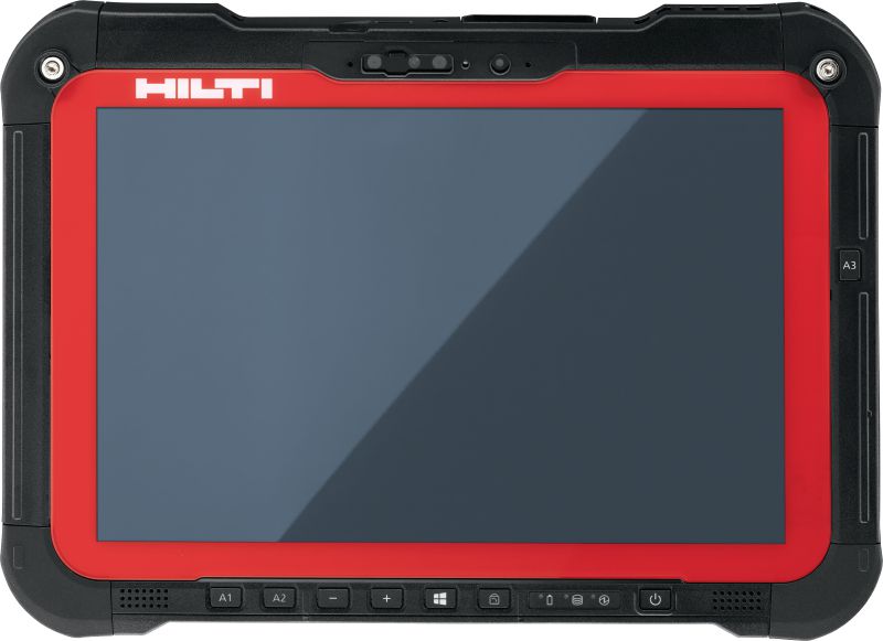 Tablet di layout PLC 600 Controller dell'attrezzo di layout con rapida capacità di calcolo e schermo da 10, per picchettatura in cantiere, rilevamenti e layout BIM-to-Field usando tutti gli attrezzi Hilti di layout avanzato