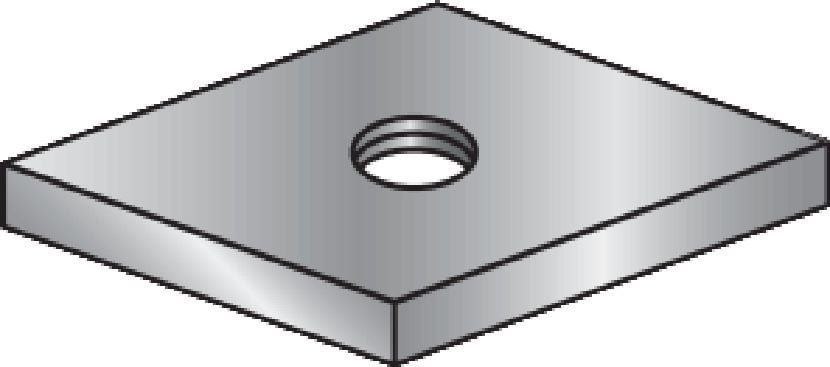 SR-SMA Piastrina filettata