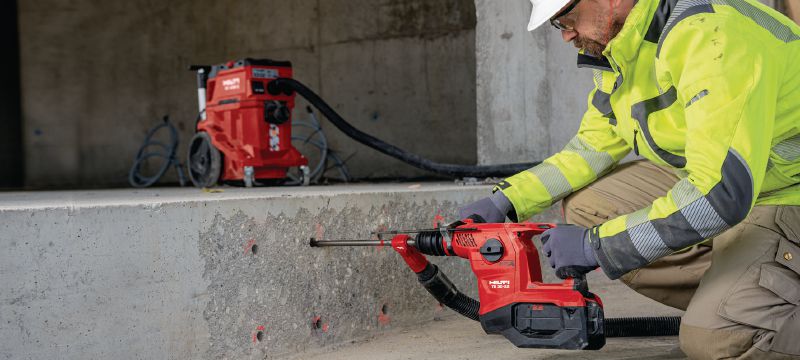 Akku-Bohrhammer TE 30-22 Leistungsstarker SDS Plus (TE-C) Akku-Bohrhammer mit aktiver Vibrationsreduktion und elektronischer Schnellabschaltung zum Bohren und Meisseln in Beton (Nuron-Akku-Plattform) Anwendungen 1