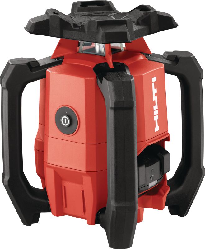 Livello laser rotante orizzontale PR 4-22 Robusto livello laser rotante per esterni per livellamento orizzontale (piattaforma della batteria Nuron)