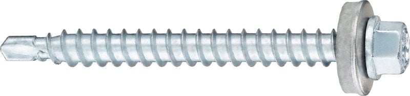 Vis autoperceuses pour métal S-MDW51S Vis autoperceuse (acier inoxydable A2) avec rondelle de 16 mm pour la fixation d'acier et d'aluminium sur le bois