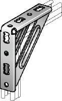 MQW-S Winkelkonsole Feuerverzinkter schwerer 90-Grad-Winkel zum Verbinden mehrerer MQ Profilschienen in mittelschweren/schweren Anwendungen