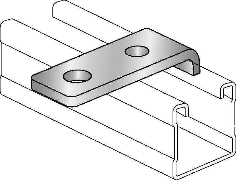 Connettore per bullone a U MQV-UB Connettore per bullone a U, da utilizzare con il sistema MQ in abbinamento con bulloni a U