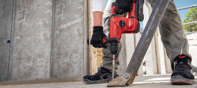 Akku-Bohrhammer TE 6-22 Vielseitiger SDS Plus Akku-Bohrhammer mit grossem Bohrbereich, Feinmeissel und Schnellwechselaufnahme (Nuron-Akku-Plattform) Anwendungen 1