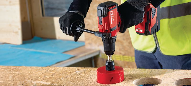 SF 6-A22 (02) Trapano a percussione cordless da 22V con ATC e frizione elettronica per utilizzo universale su legno, metallo e altri materiali Applicazioni 1