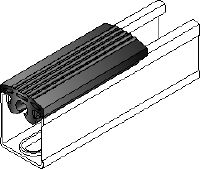 Insert en caoutchouc pour rails MQZ-RI Insert en caoutchouc d'insonorisation pour rails