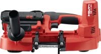 SB 4-22 Sega a nastro portatile Sega a nastro portatile cordless inclusa lama 14/18 TPI per tagli precisi, silenziosi e a bassa formazione di scintille del metallo fino a una profondità di 63,5 mm │2-1/2 (piattaforma della batteria Nuron)