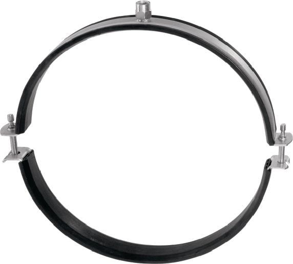 MV-PI Collier pour ventilation avec élément d'insonorisation et tête d'emmanchement M8/M10