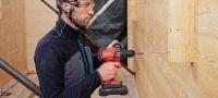 Vite per strutture in legno S-WWP-Z, testa a rondella con filettatura parziale Vite per legno con testa a rondella e filettatura parziale per fissaggi più saldi e pratici nei collegamenti legno-legno e metallo-legno Applicazioni 3