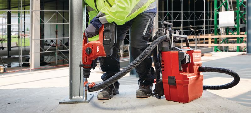 Aspiratore cordless VC 4LX-22 T8 Aspirapolvere compatto ad alte prestazioni a umido/a secco con zaino opzionale per la raccolta della polvere (piattaforma batteria Nuron): aspirapolvere classe L Applicazioni 1