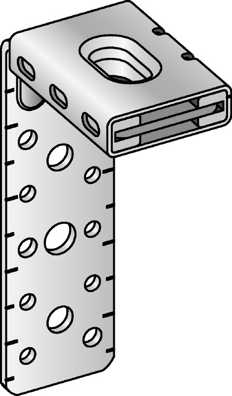 Support de ventilation MVA-LC Console pour gaine de ventilation galvanisée pour la fixation ou la suspension des conduits de ventilation