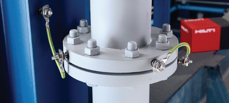 Connecteur électrique S-BT-ER HL Vis de goujon fileté (acier au carbone, filetage métrique ou Whitworth) pour les connexions électriques sur l’acier dans les environnements fortement corrosifs Applications 1